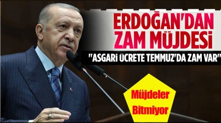 Cumhurbakan Erdoan'dan Asgari crete zam aklamas