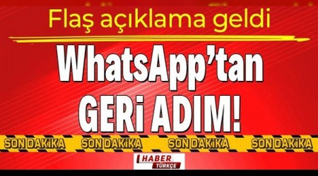 WhatsApp'tan geri adm!